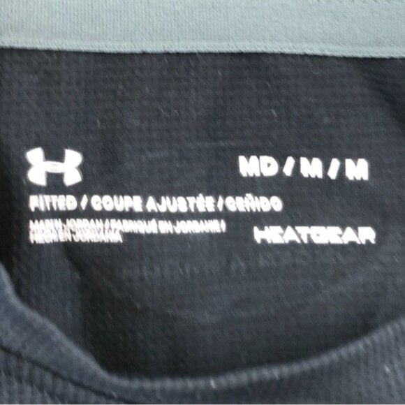 Under Armour Mens Athletic Tops Medium Lot Of Two Activewear Fitted Classic - Picture 9 of 12